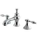 Kingston Brass KC7061TAL 8" Widespread Bathroom Faucet, Polished Chrome KC7061TAL